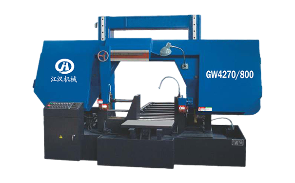 芦溪GW4270/800双柱龙门卧式带锯床